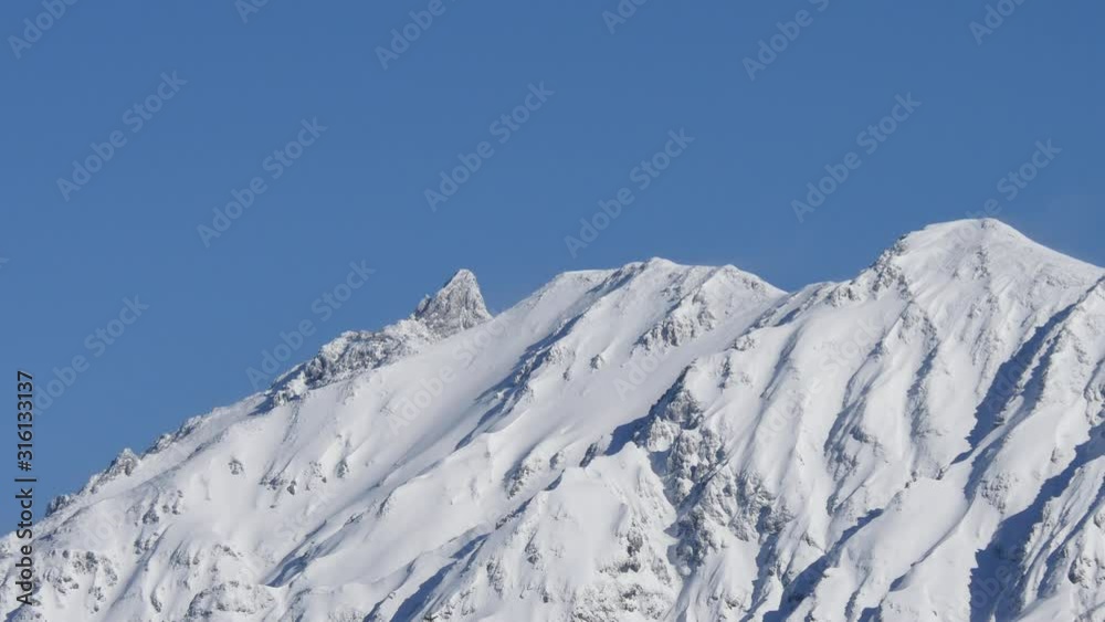 雪山 西穂高岳 槍ヶ岳 飛騨山脈 北アルプス 岐阜県 日本 雪山 西穂高岳 槍ヶ岳 飛騨山脈 北アルプス 岐阜県 日本