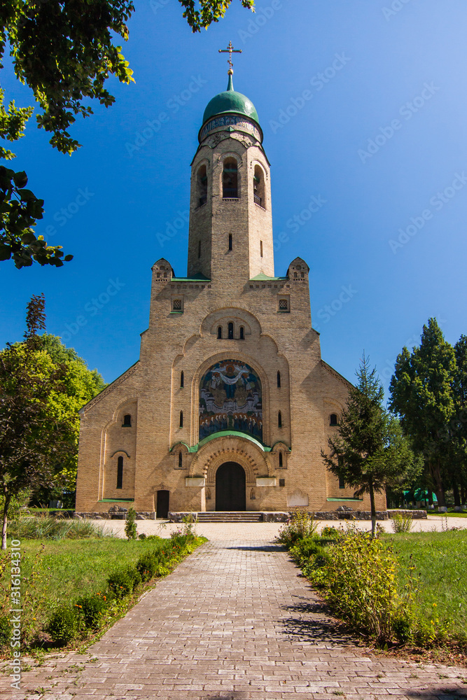 Church of Protection of Our Most Holy Lady in Parkhomivka, Kyiv oblast, Ukraine