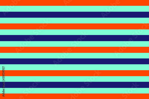 lash lava, aqua menthe and phantom blue horizontal stripes