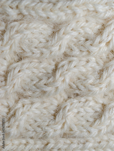  Wool hand knit pattern.