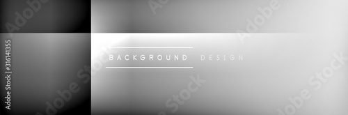 Abstract background - squares and lines composition created with lights and shadows. Technology or business digital template