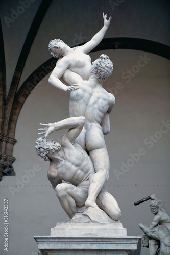 The Rape of the Sabine Women, Florence, Tuscany, Italy
