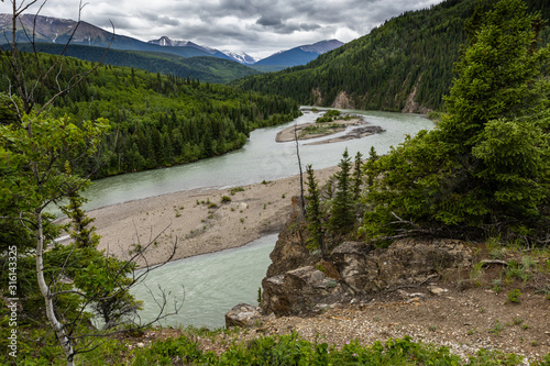 The Sulphur Gates at Grande Prairie in Canada photo