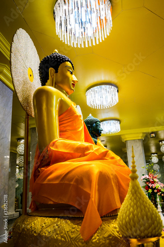 Beautiful Buddha in Chong Kham temple photo