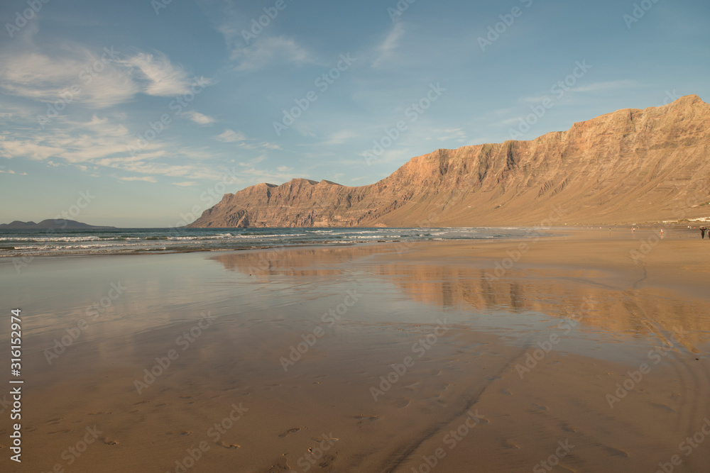 famara beach famara beach