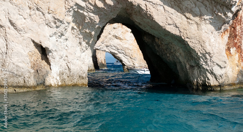 The Blue Caves at Cape Skinari