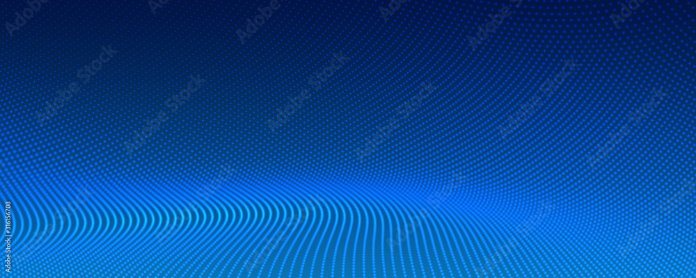 blue particles floor banner design blue particles floor banner design