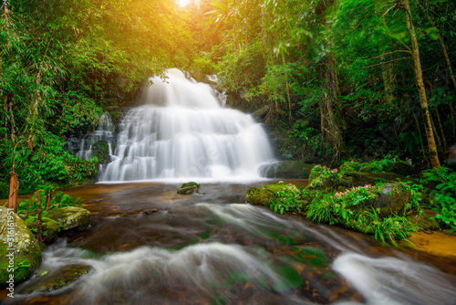 Beauty in nature  Mun Dang Waterfall at Phu Hin Rong Kla National Park  Thailand