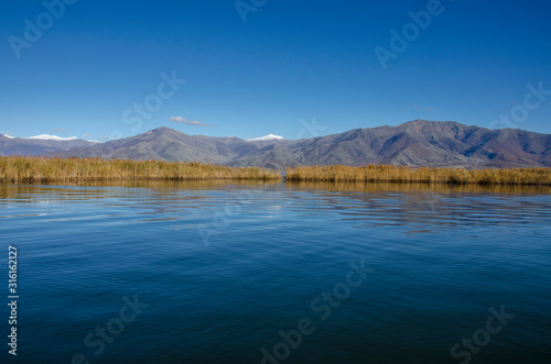 Prespa National Park, Greece - Blue Lake - Prespa Lake photo