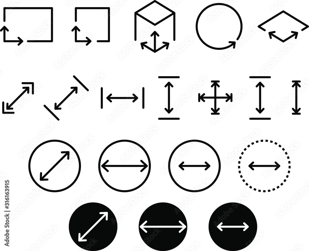 Area icon, vector illustration Area icon, vector illustration