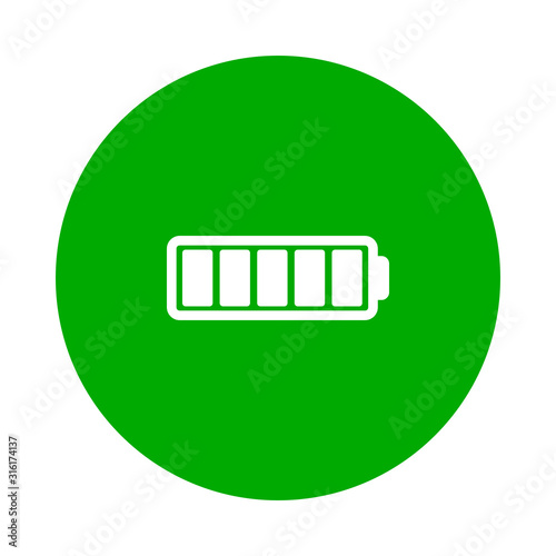 Batterieanzeige und Kreis