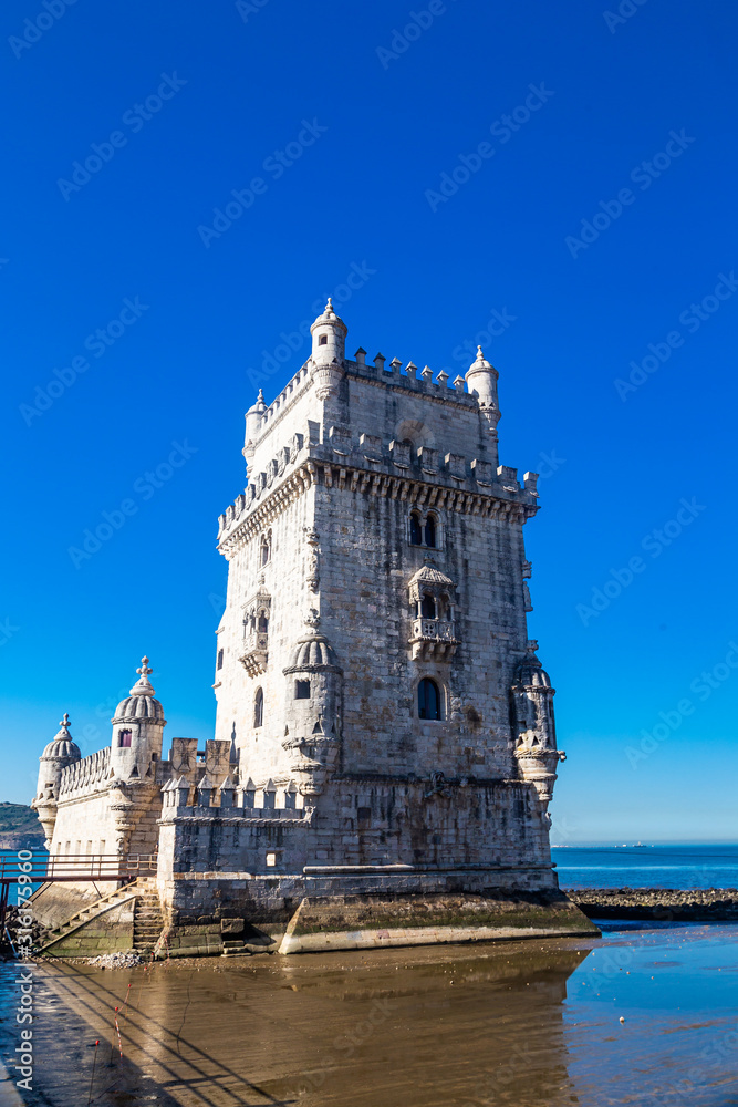 Belem Tower a 16th-century fortification located in Lisbon