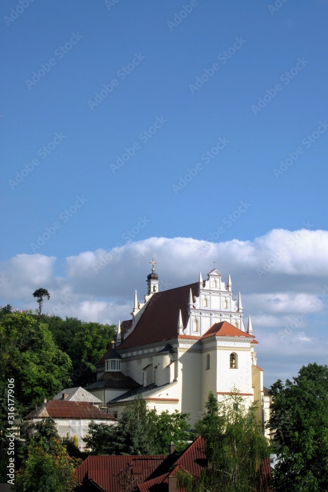 Parish Church of St. John the Baptist and Saint Bartholomew in Kazimierz Dolny. Kazimierz Dolny, Lubelskie, Poland. Parish Church of St. John the Baptist and Saint Bartholomew in Kazimierz Dolny. Kazimierz Dolny, Lubelskie, Poland.