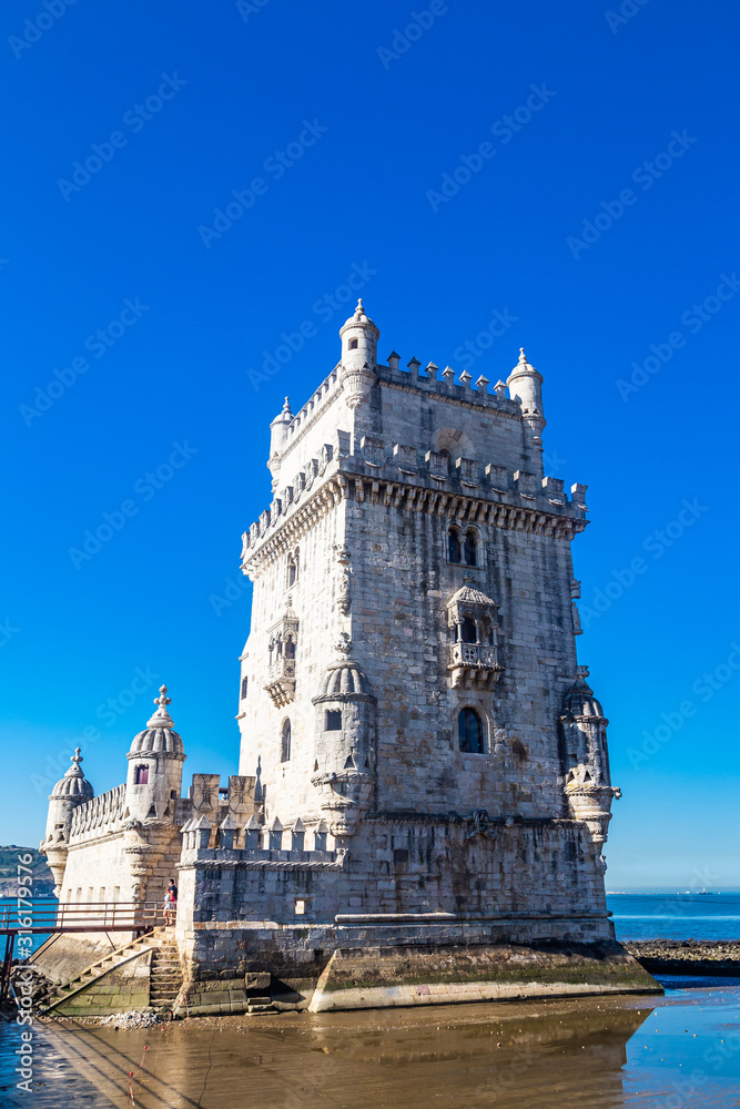 Belem Tower a 16th-century fortification located in Lisbon