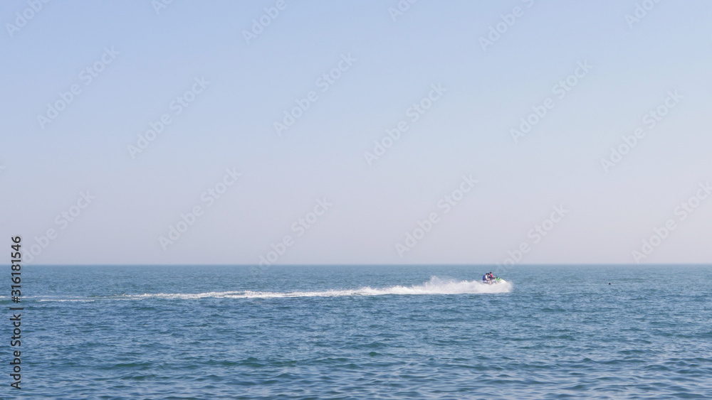 sea, sky, ocean, water, blue, boat, horizon, ship, summer, beach, yacht, travel, nature, clouds, landscape, wave, holiday, vacation, sailing, cloud, cruise, coast, seascape, calm, sail