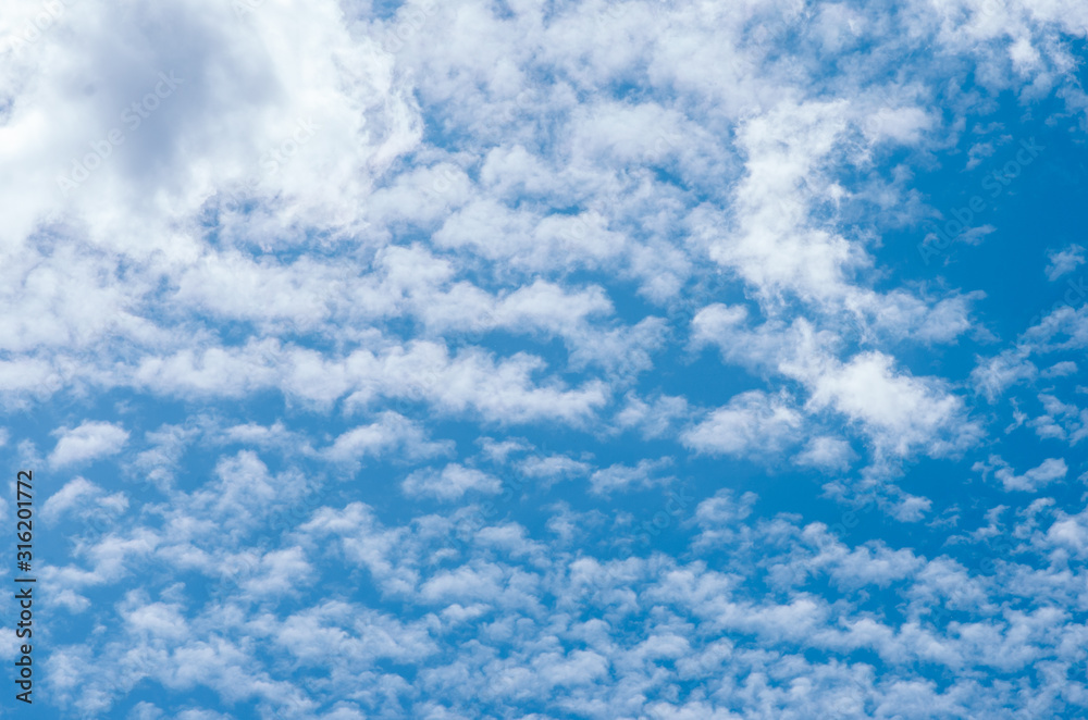 White clouds in blue sky. White clouds in blue sky.