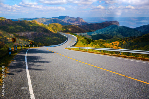   Road and mountain in the province 