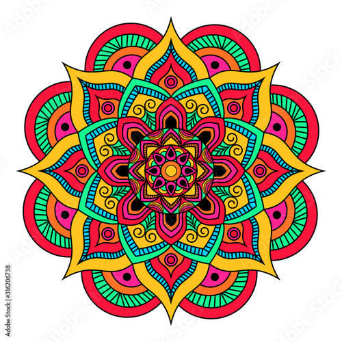 vector illustration of mandala