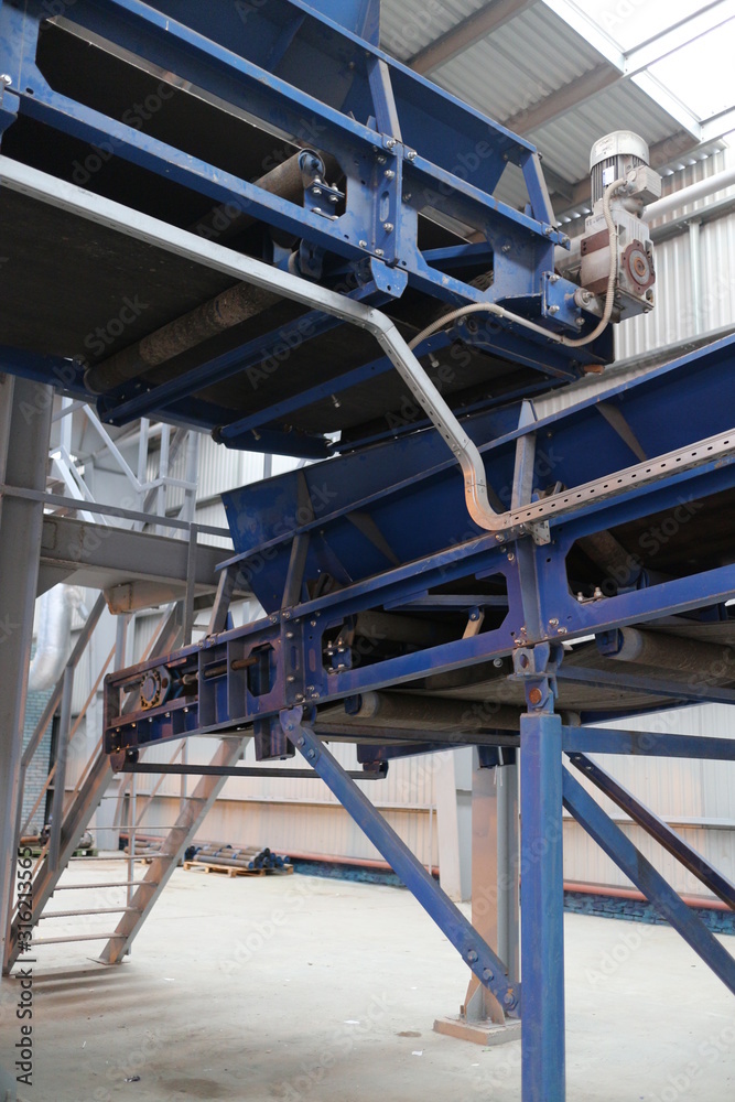 conveyor belt details close up conveyor belt details close up