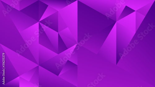 Minimal dynamic gradient triangle webpage background - abstract violet minimalistic vector design