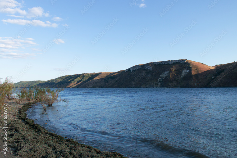 landscapes, Ukraine, Dniester river,  beautiful river
