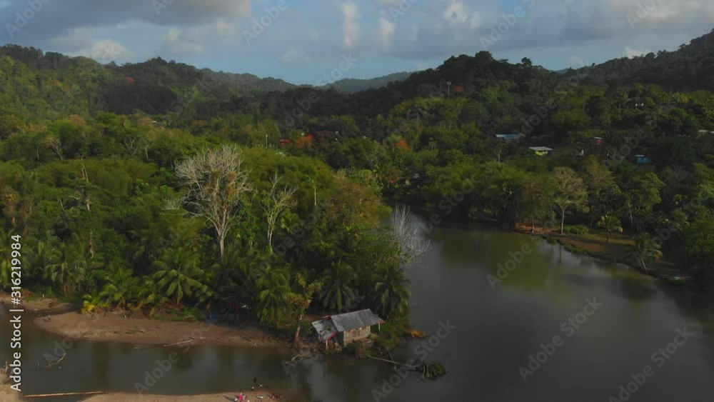 Historical house along the river at Grande Riviere beach on the northern coast of Trinidad Historical house along the river at Grande Riviere beach on the northern coast of Trinidad