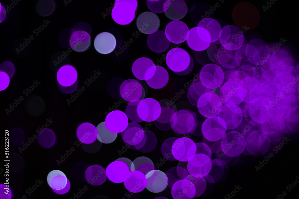 Abstract circular Purple bokeh background Abstract circular Purple bokeh background