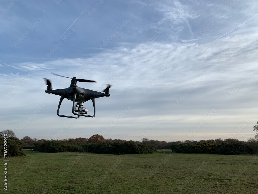 Phantom 4 Pro Obsidian flying in the sky Phantom 4 Pro Obsidian flying in the sky