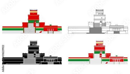 The snail observatory in front view