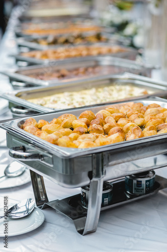 Obraz na płótnie catering wedding buffet for events 