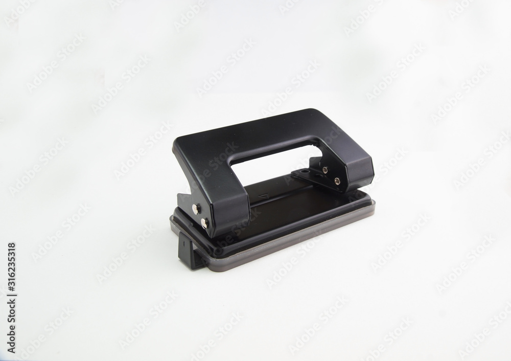 stationery hole punch on a white background stationery hole punch on a white background