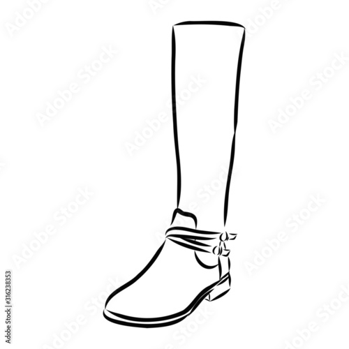 illustration of a boot