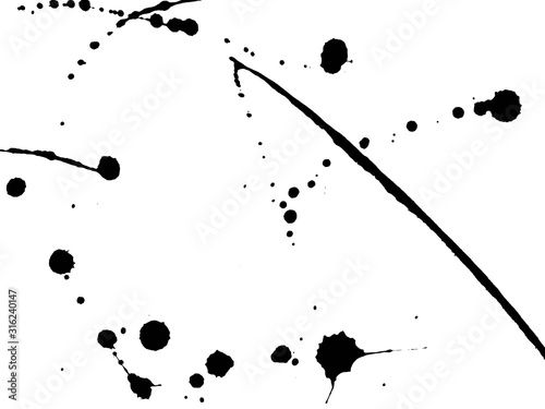 texture water color.black ink texture japan.watercolor on the background.