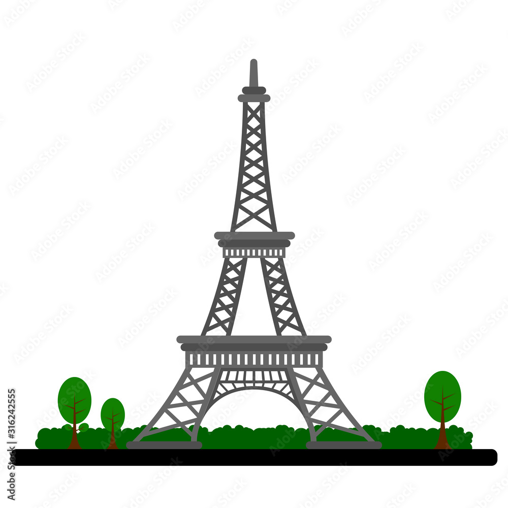 Fototapeta premium Isolated french landscape