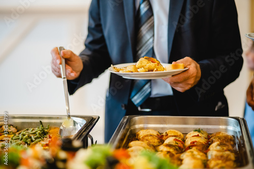 Obraz na płótnie catering wedding buffet for events 