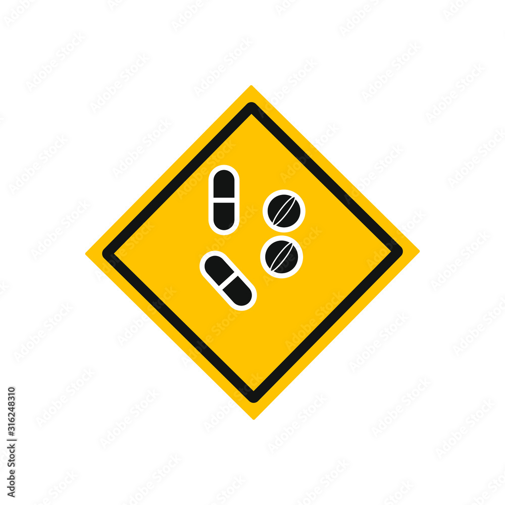 vector icon with pills shape vector icon with pills shape