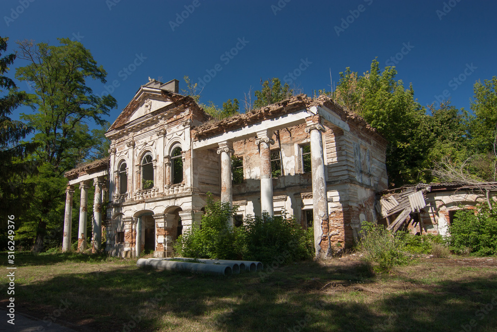 Abandoned old riuns in Rude Selo, Kyiv oblast, Ukraine