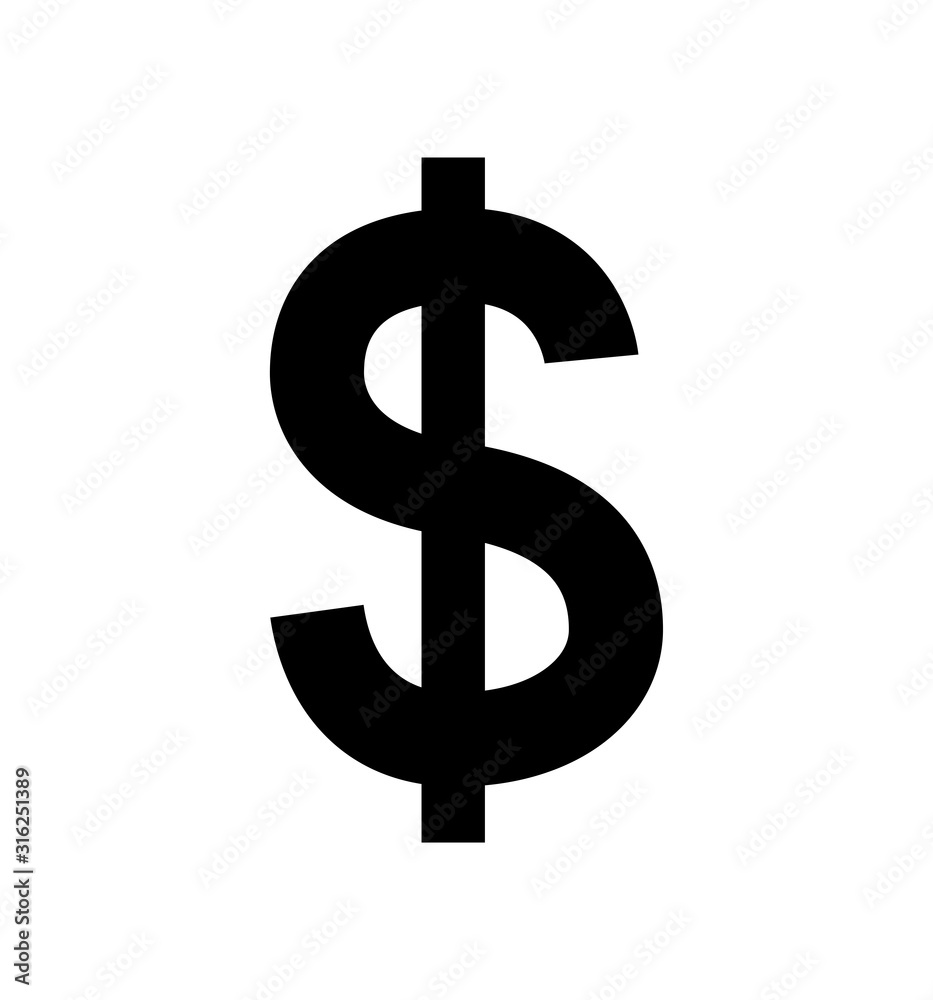 Money icon vector flat isolated on white Money icon vector flat isolated on white