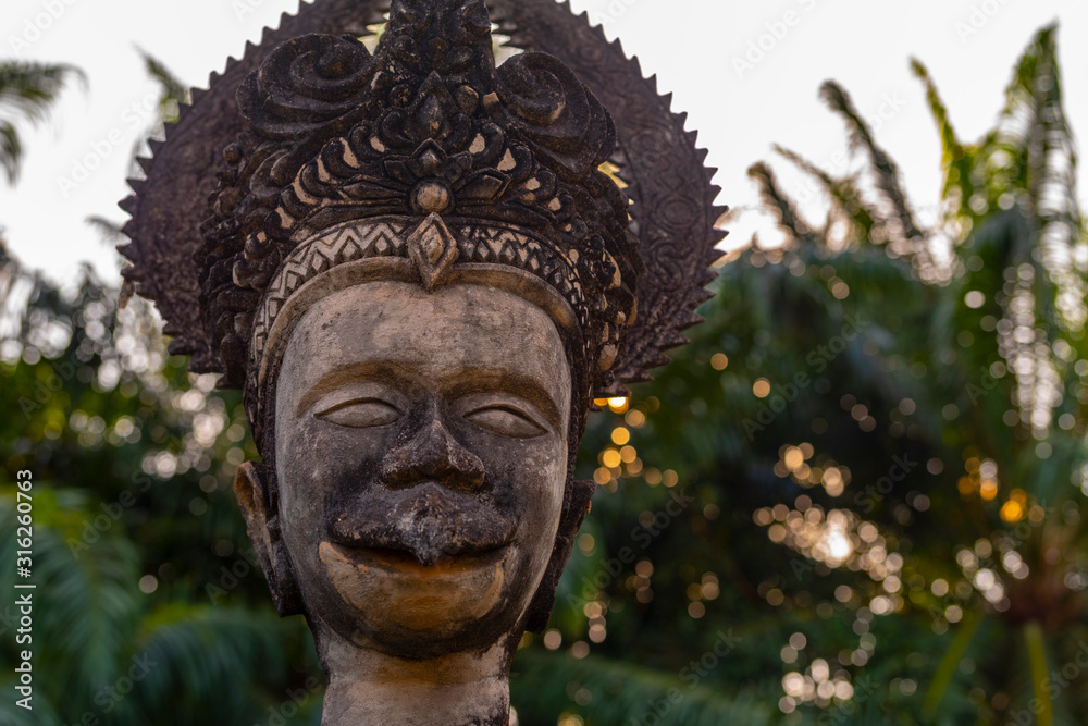 Fototapeta premium Laos, Vientiane - Xieng Khuan
