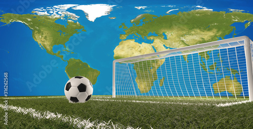 soccer football ball goal 3...