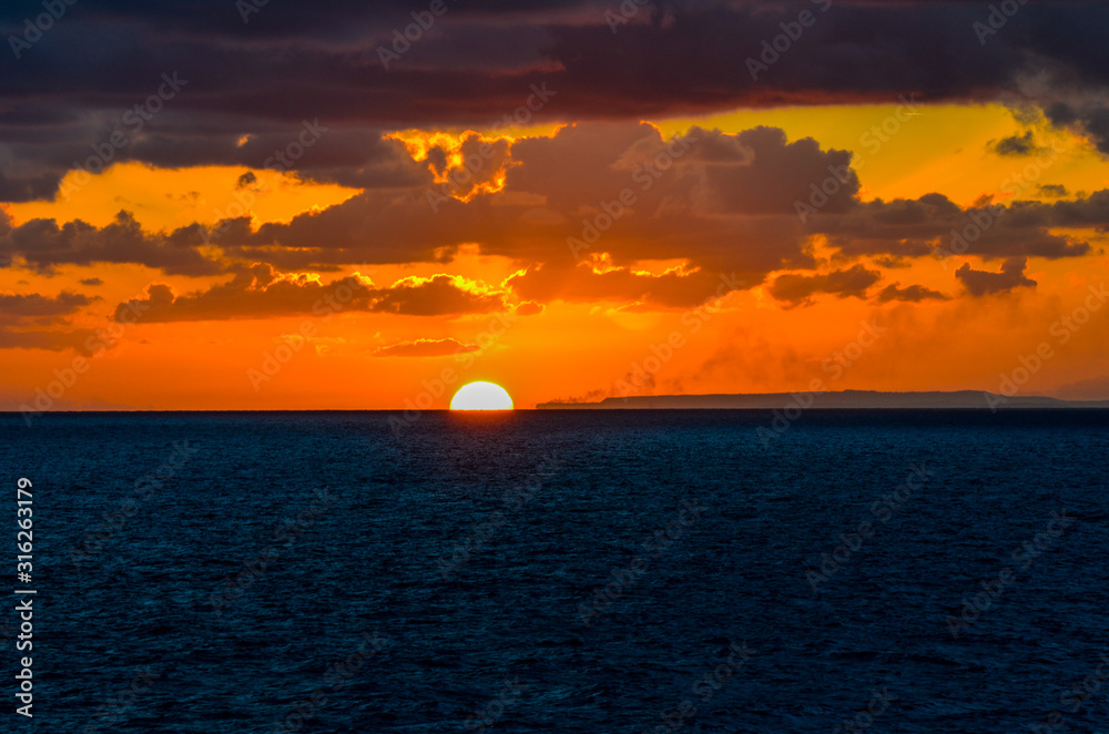 Sunrise / Sunset in the Caribbean
