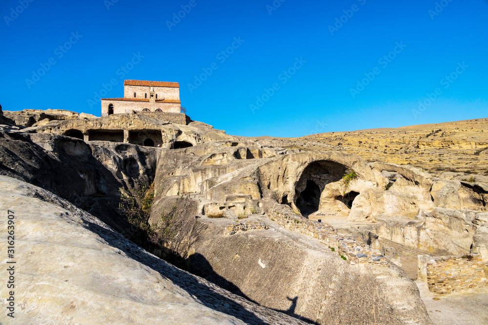 Fototapeta premium The ancient Cave City of Uplisziche, Georgia, Asia