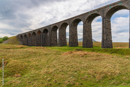 The Ribblehead Viaduct near Ingleton, North Yorkshire, England, UK