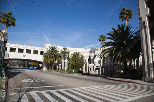 City Hall building in Beverly Hills California. photo