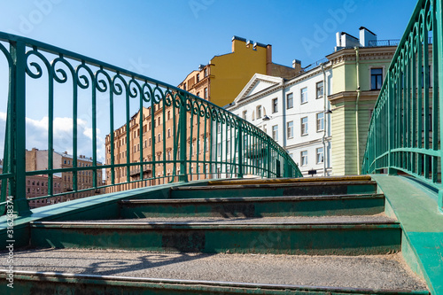 Fototapeta Naklejka Na Ścianę i Meble -  Bridges Of St. Petersburg. Rivers Of St. Petersburg. Russia.