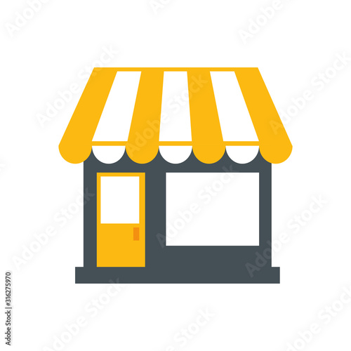 store facade structure isolated icon