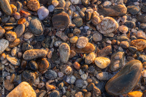 Fototapeta Naklejka Na Ścianę i Meble -  Sea rocks on the beach