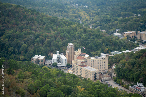 Forrest in Hot Springs National Park, Arkansas.