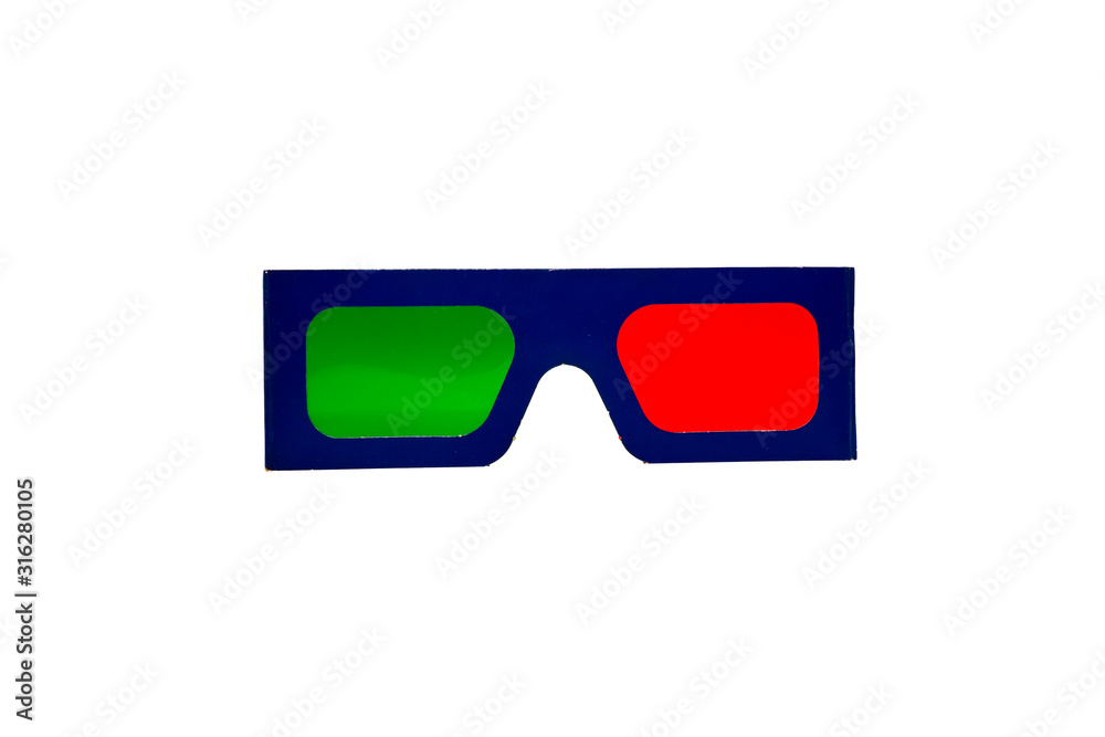 Anaglyph 3D Red and Green Glasses Anaglyph 3D Red and Green Glasses