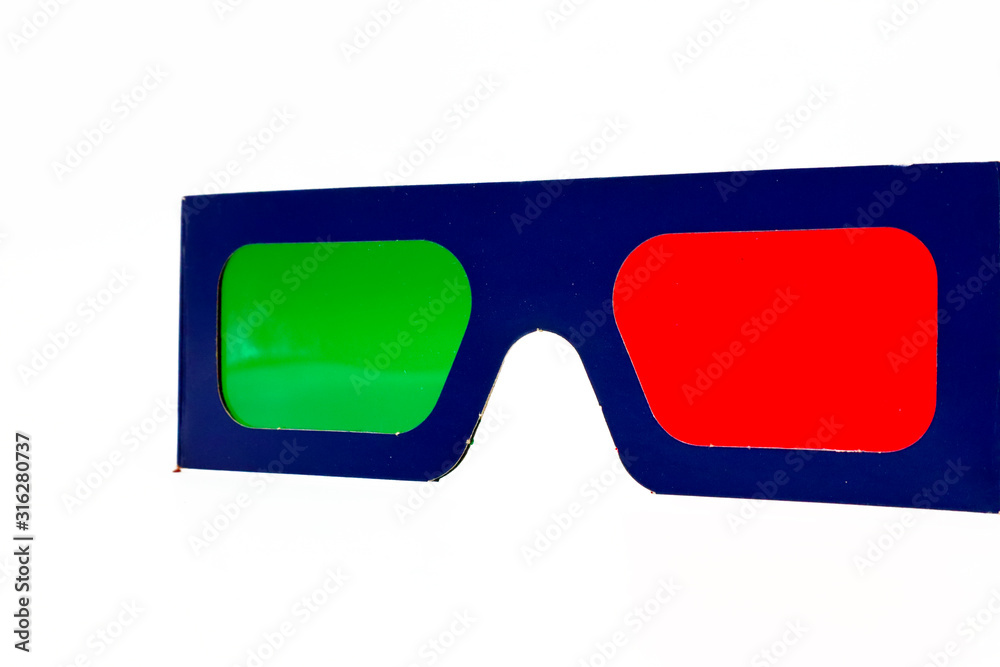 Anaglyph 3D Red and Green Glasses Anaglyph 3D Red and Green Glasses